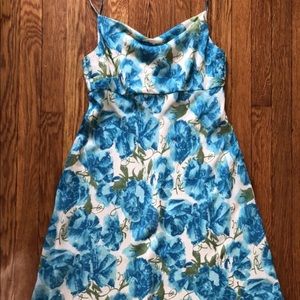 Ann Taylor  dress size 6 blue, green, cream